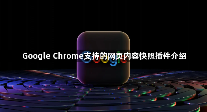 Google Chrome支持的网页内容快照插件介绍1