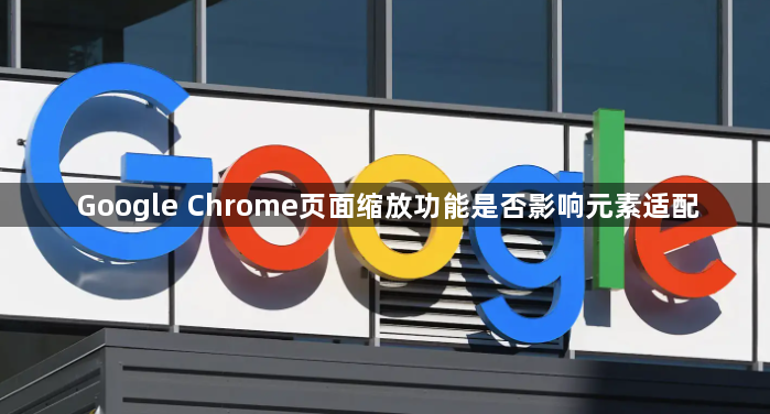 Google Chrome页面缩放功能是否影响元素适配1