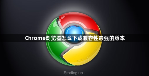 Chrome浏览器怎么下载兼容性最强的版本1