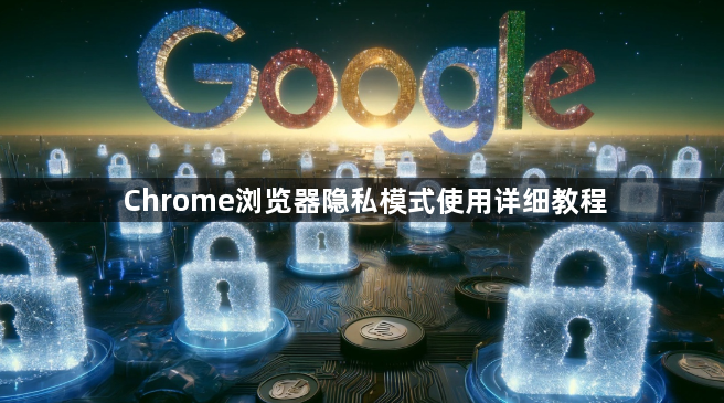Chrome浏览器隐私模式使用详细教程1