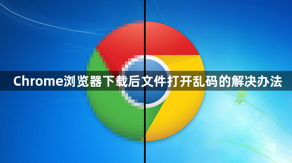 Chrome浏览器下载后文件打开乱码的解决办法1