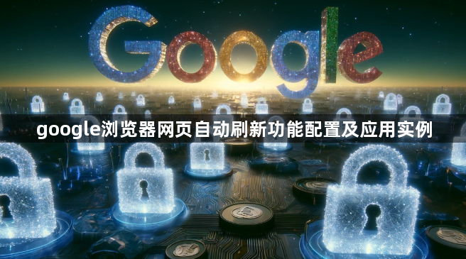 google浏览器网页自动刷新功能配置及应用实例1