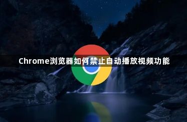 Chrome浏览器如何禁止自动播放视频功能1
