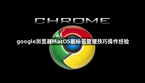 google浏览器MacOS版标签管理技巧操作经验1