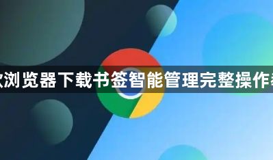谷歌浏览器下载书签智能管理完整操作教程1
