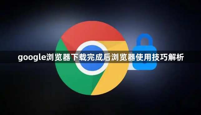 google浏览器下载完成后浏览器使用技巧解析1