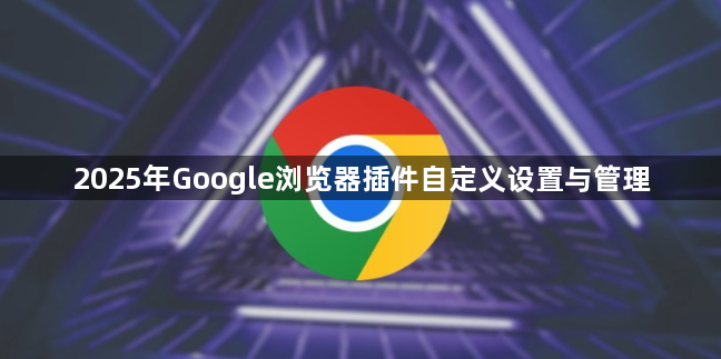 2025年Google浏览器插件自定义设置与管理1