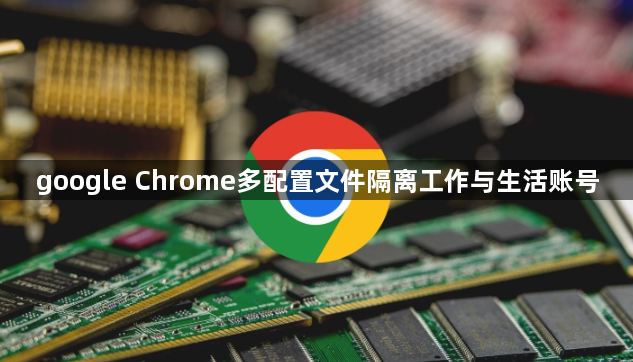 google Chrome多配置文件隔离工作与生活账号1
