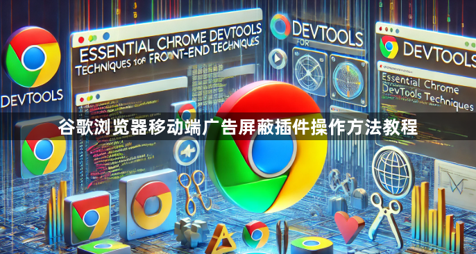 谷歌浏览器移动端广告屏蔽插件操作方法教程1