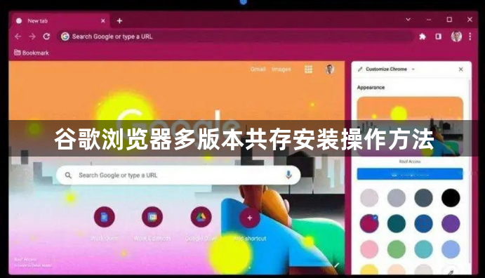 谷歌浏览器多版本共存安装操作方法1