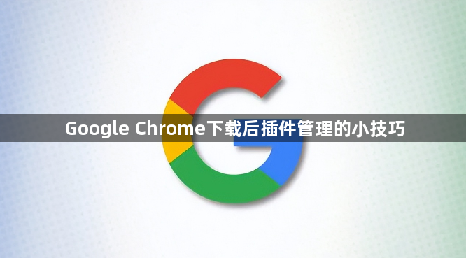 Google Chrome下载后插件管理的小技巧1
