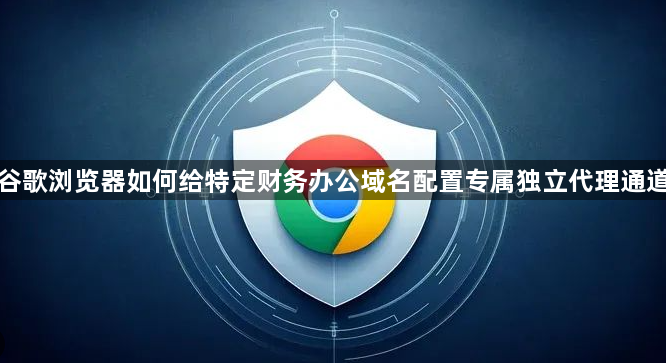 谷歌浏览器如何给特定财务办公域名配置专属独立代理通道1