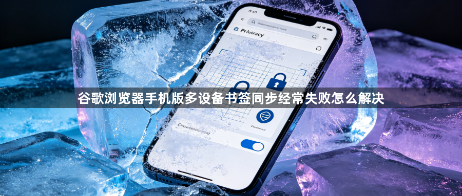 谷歌浏览器手机版多设备书签同步经常失败怎么解决1