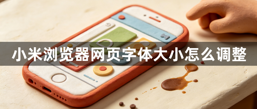 小米浏览器网页字体大小怎么调整1