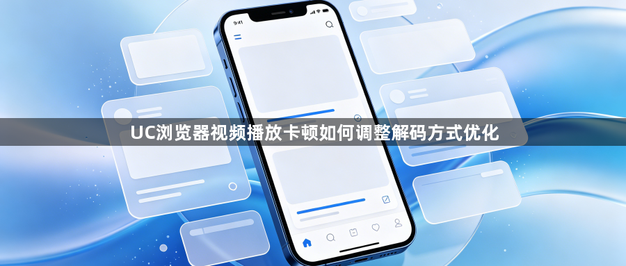 UC浏览器视频播放卡顿如何调整解码方式优化1