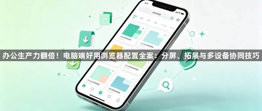 办公生产力翻倍!电脑端好用浏览器配置全案:分屏、拓展与多设备协同技巧1