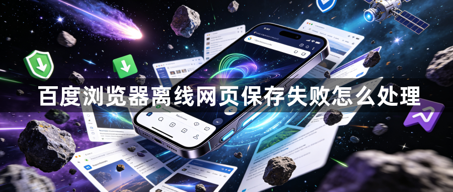 百度浏览器离线网页保存失败怎么处理1