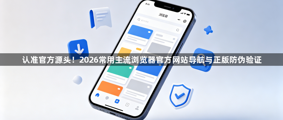认准官方源头！2026常用主流浏览器官方网站导航与正版防伪验证1