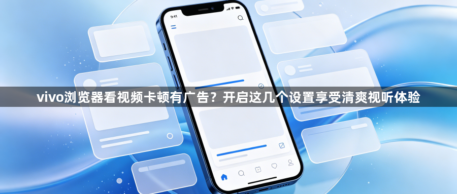 vivo浏览器看视频卡顿有广告?开启这几个设置享受清爽视听体验1