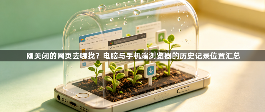 刚关闭的网页去哪找？电脑与手机端浏览器的历史记录位置汇总1