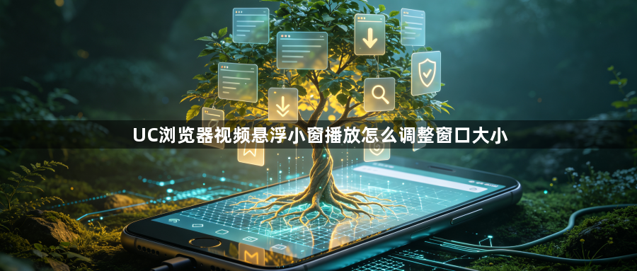 UC浏览器视频悬浮小窗播放怎么调整窗口大小1