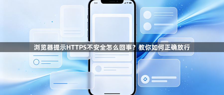 浏览器提示HTTPS不安全怎么回事？教你如何正确放行1