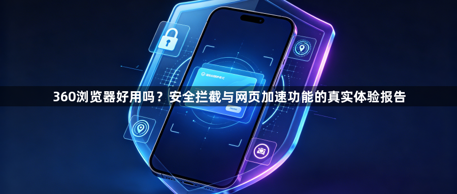 360浏览器好用吗？安全拦截与网页加速功能的真实体验报告1