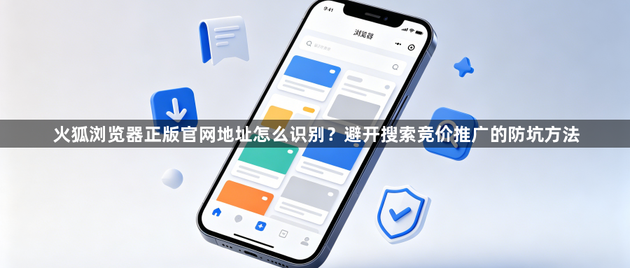 火狐浏览器正版官网地址怎么识别？避开搜索竞价推广的防坑方法1
