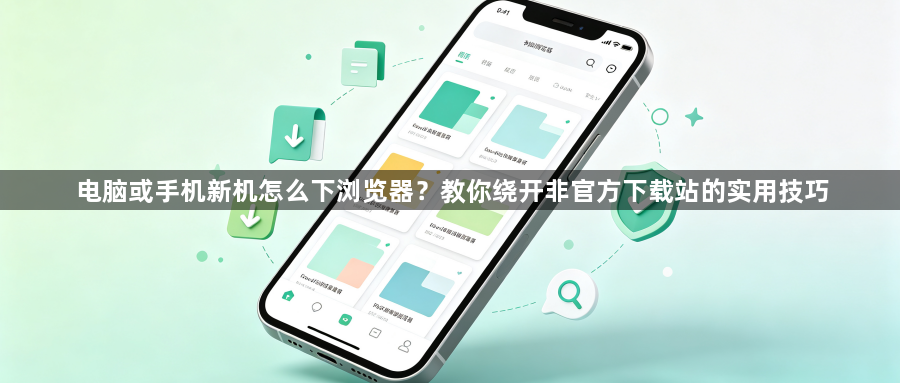 电脑或手机新机怎么下浏览器?教你绕开非官方下载站的实用技巧1