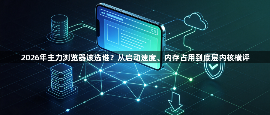 2026年主力浏览器该选谁？从启动速度、内存占用到底层内核横评1