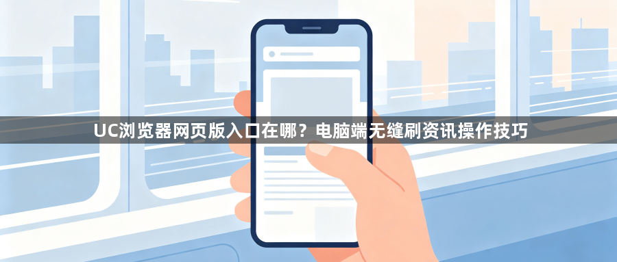 UC浏览器网页版入口在哪？电脑端无缝刷资讯操作技巧1