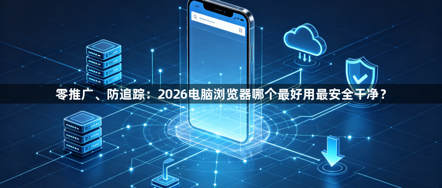 零推广、防追踪：2026电脑浏览器哪个最好用最安全干净？1