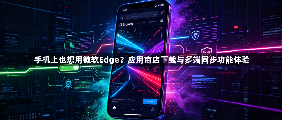 手机上也想用微软Edge？应用商店下载与多端同步功能体验1