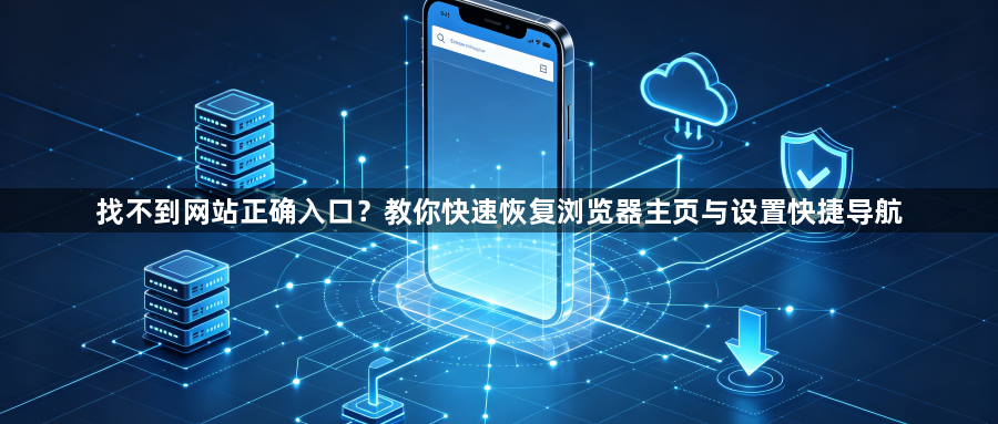 找不到网站正确入口？教你快速恢复浏览器主页与设置快捷导航1