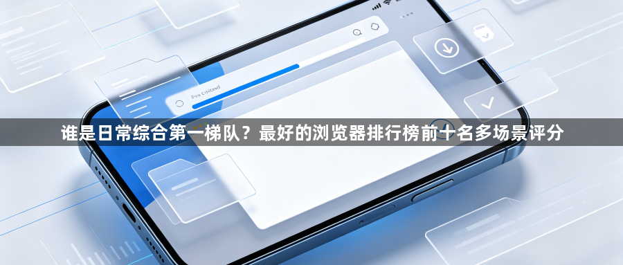 谁是日常综合第一梯队？最好的浏览器排行榜前十名多场景评分1