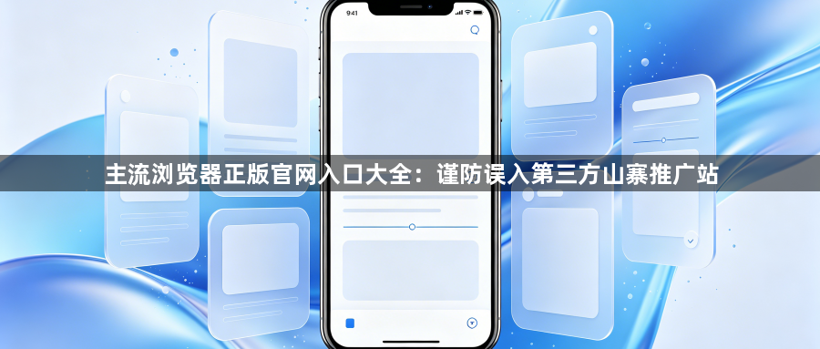 主流浏览器正版官网入口大全：谨防误入第三方山寨推广站1