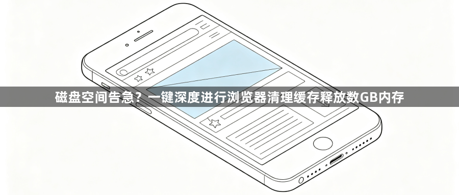 磁盘空间告急？一键深度进行浏览器清理缓存释放数GB内存1